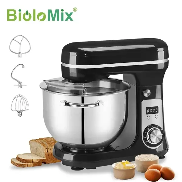 BioloMix Kitchen Food Stand Mixer, 6-Speed