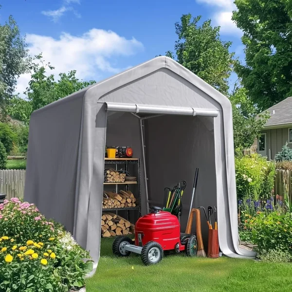 6x8FT Garden Tool Shed Storage Shelter