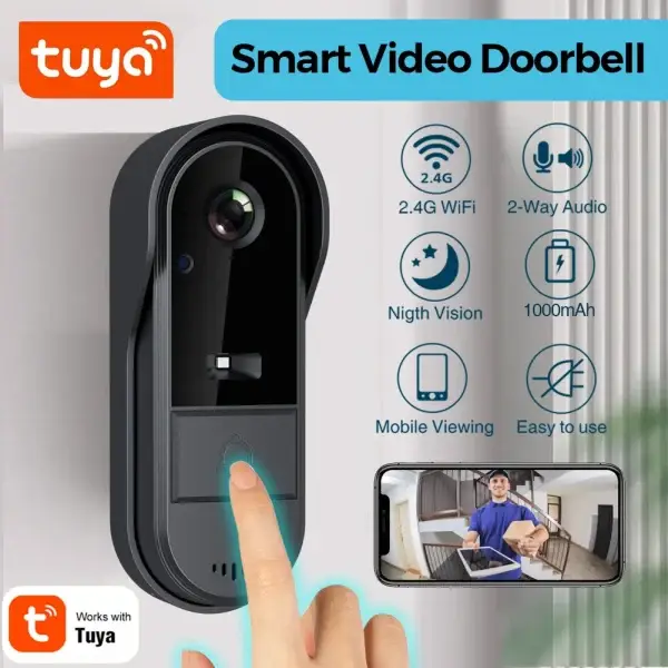 Tuya WiFi doorbell, Wireless Security Camera