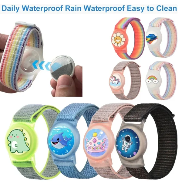 Waterproof Airtag Bracelet for Kids